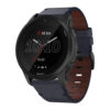 g.l11.5 Front Blue Genuine Italian Leather Watch Band Strap for Garmin Forerunner 945