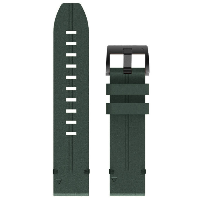 g.l12.11 Up Forest Genuine Italian Leather Watch Band Strap for Garmin QuickFit Devices