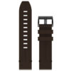 g.l12.2 Up Espresso Genuine Italian Leather Watch Band Strap for Garmin QuickFit Devices
