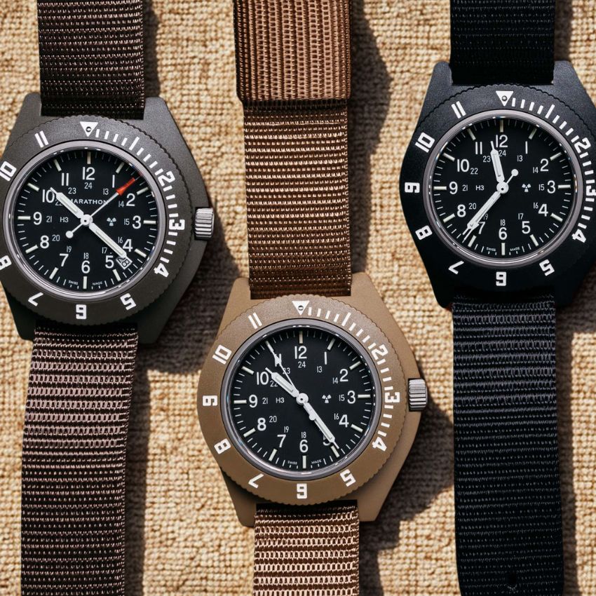 Marathon field watches used by US and Canadian military