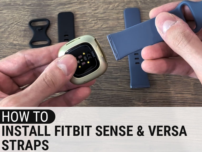 How to Install Fitbit Sense & Versa Straps