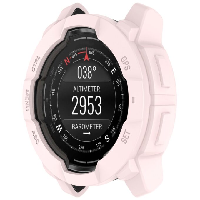 g.pc75.13 Pink Main StrapsCo Protective Case for Garmin Instinct 3