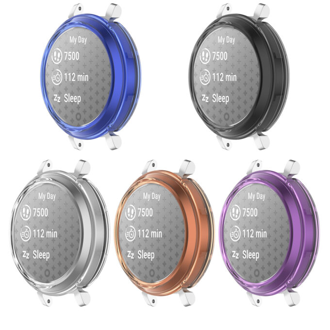 g.pc81 All Color StrapsCo Transparent Protective Case for Garmin Lily 2