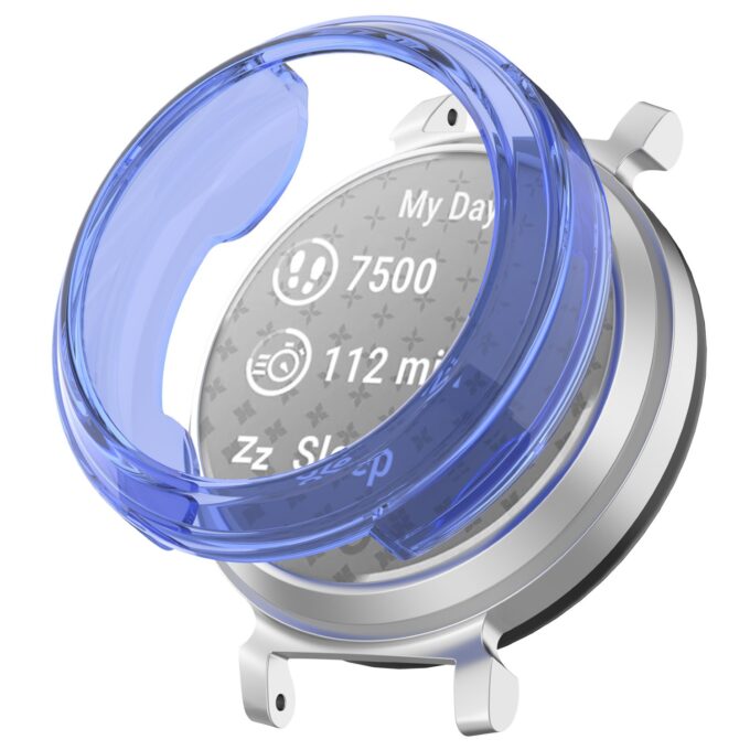 g.pc81 Navy StrapsCo Transparent Protective Case for Garmin Lily 2