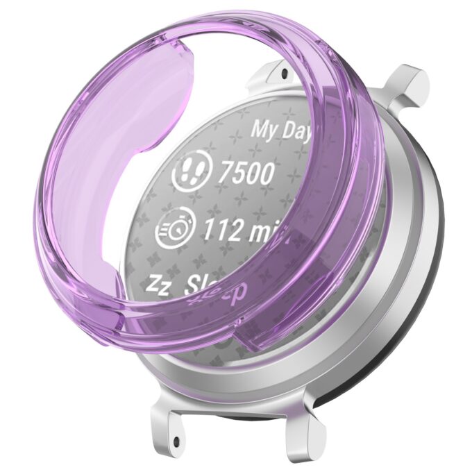 g.pc81 Purple StrapsCo Transparent Protective Case for Garmin Lily 2