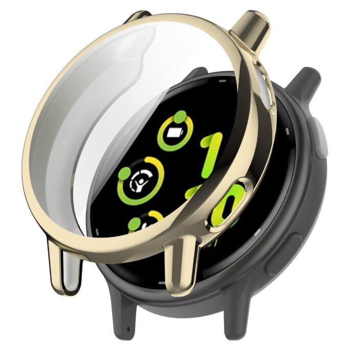 g.pc82 Retro Gold StrapsCo Full Cover Case for Garmin Vivoactive 5