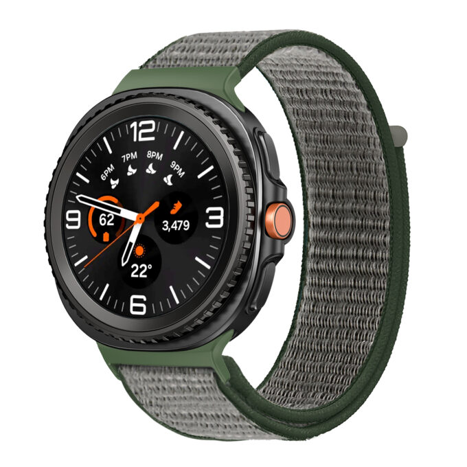 s.ny13.11a Main Green StrapsCo Nylon Comfort Watch Band Strap For Samsung Galaxy Watch 8