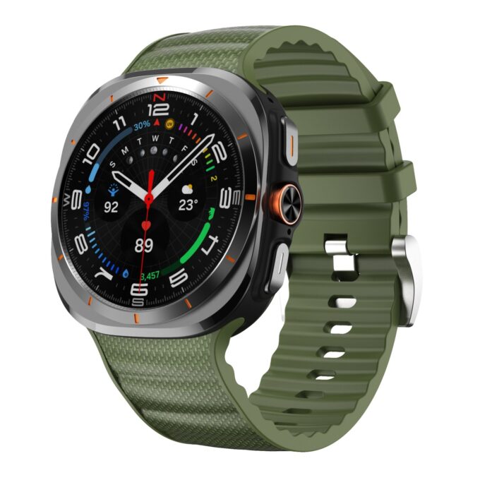 s.r43.11 Front Green StrapsCo Endurance Watch Band Strap for Samsung Galaxy Watch Ultra