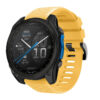 d2m2.g.r70.10 Main Yellow StrapsCo Silicone Rubber Endurance Band QuickFit 26 Watch Band For Garmin D2 Mach 2 – 51mm
