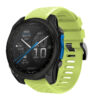 d2m2.g.r70.11 Main Lime Green StrapsCo Silicone Rubber Endurance Band QuickFit 26 Watch Band For Garmin D2 Mach 2 – 51mm