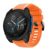 d2m2.g.r70.12 Main Orange StrapsCo Silicone Rubber Endurance Band QuickFit 26 Watch Band For Garmin D2 Mach 2 – 51mm