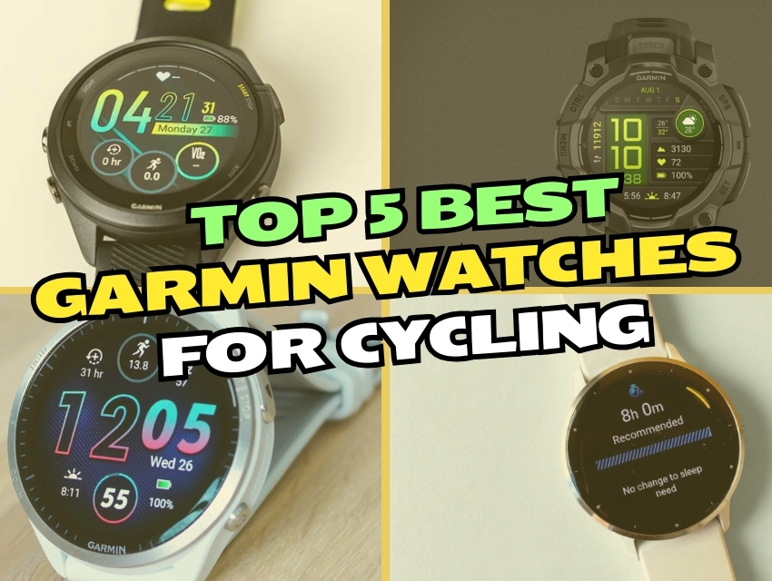 Top 5 Best Garmin Watches for Cycling