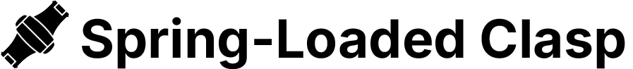 spring-loaded deployant clasp