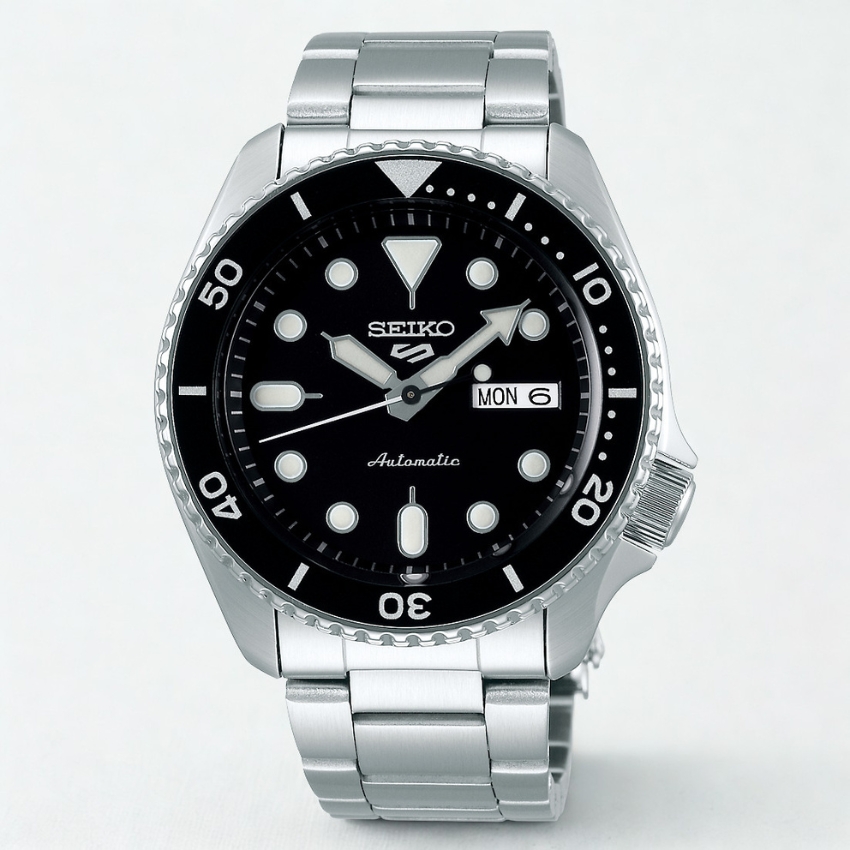 10 best black dial watches seiko 5 sports srpd55