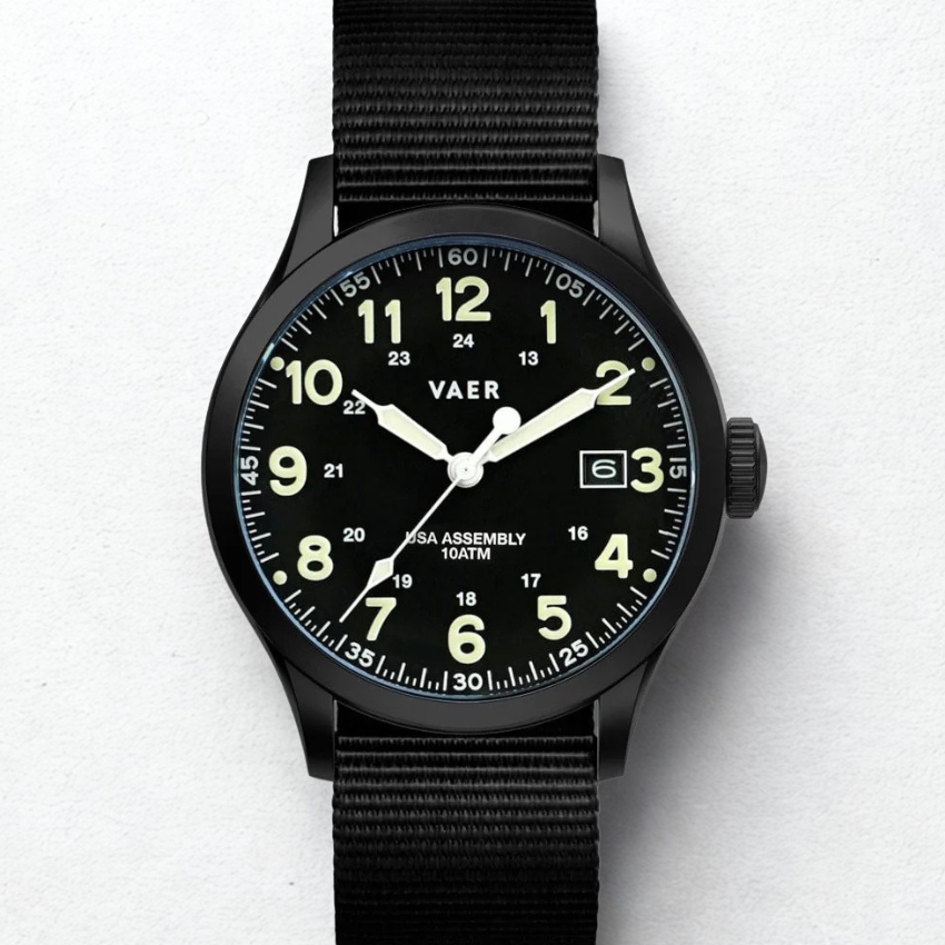 10 best black dial watches vaer c5 tactical field solar