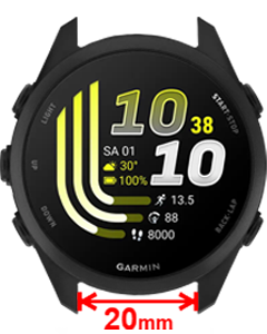Garmin Forerunner 170 Strap Size Lug Width
