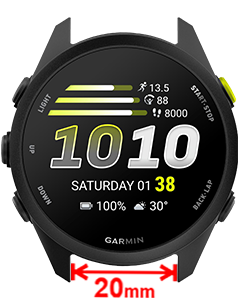 Garmin Forerunner 70 Strap Size Lug Width