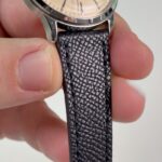 Classic Textured Leather Strap With Quick Release