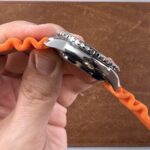 Wave Pebbled Rubber Strap