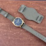 Leather Military Bund Strap By DASSARI
