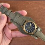 Leather Military Bund Strap By DASSARI