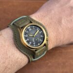 Leather Military Bund Strap By DASSARI