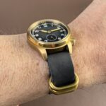 Leather One-Piece Strap with Bronze Rings