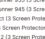 Pack of 3 Screen Protectors for Garmin (Choose Your Device)