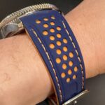 Rubber Perforated Rally Strap with Curved Ends