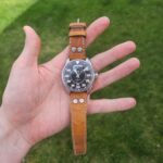 <span class="product-title-compatibility">Aviator Crocodile Embossed Leather Strap with Rivets <br><small>By DASSARI</small></span>