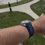 Rubber Perforated Rally Strap with Curved Ends